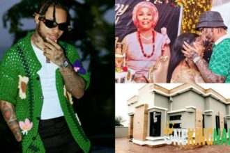 Poco Lee gifts his mother a multi-million Naira house, Fans showers him with Prayers (Video)
