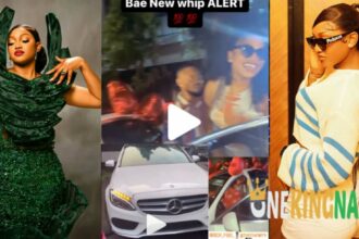 BBNaija's Chomzy receives a Brand New Benz from her Boyfriend, Video trends [Watch]