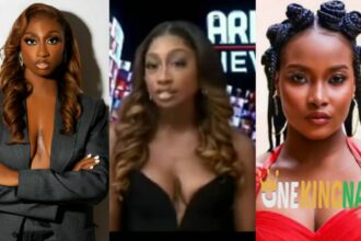 Heartwarming moment Doyin declares love and support for Ilebaye during interview, Fans applauds her (VIDEO)