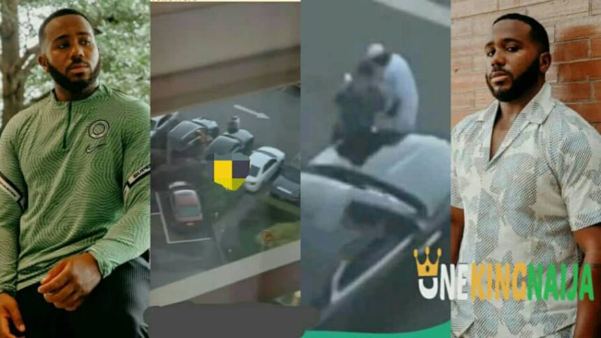 Video of Kiddwaya b@shing some men for sitting on his Rolls Royce goes viral, fans reacts [Watch]