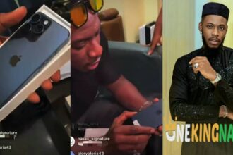 BBNaija's Soma receives an iphone 15 Promax, Airpods and other expensive goodies from his fans (VIDEO)