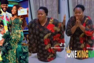 Joyfully Moment Ilebaye's Mom Spotted Thanking God and BayeTribe For Her Daughter Victory, Video trends (Watch)