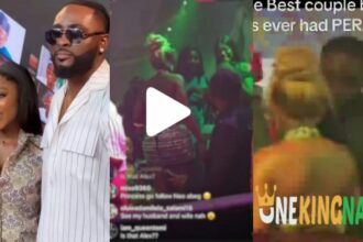 Video of Mercy Eke introducing her lover, Pere to her friends at the All Star party, leaves many gushing [Watch]