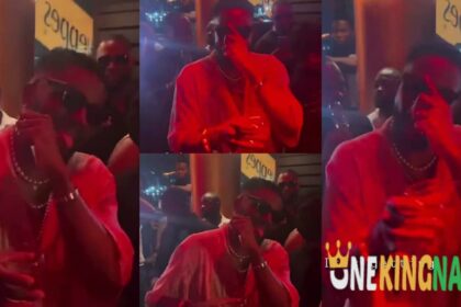 Watch the moment BBNaija Host, Ebuka spotted partying hard at the club last night (VIDEO)