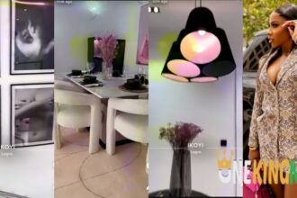 "Humble Millionaire"- Fans gush as Mercy Eke shows off the beautiful interiors of her Newly acquired Multi-Million Naira house in Ikoyi (VIDEO)