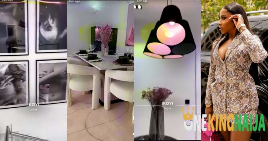 "Humble Millionaire"- Fans gush as Mercy Eke shows off the beautiful interiors of her Newly acquired Multi-Million Naira house in Ikoyi (VIDEO)
