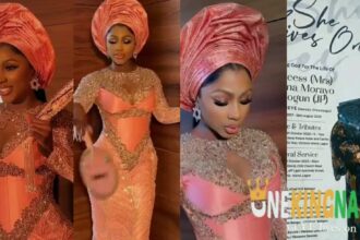"Biggest Lambo for a reason"- Reactions as Mercy Eke gets invited to Wizkid Mom's burial, Stuns in expensive outfits for the event (VIDEO)