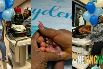 Actor Stan Nze and Wife, Blessing Obasi welcomes their first child (Photos/Videos)