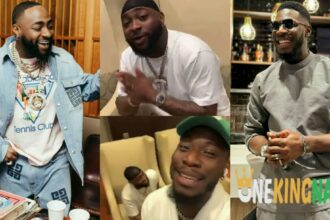 "OBO knows Soma oo"- Reactions as Davido and Soma links up in Rwanda (VIDEO)