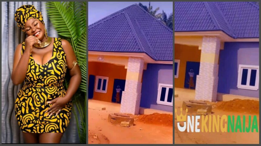 "A Small Gift For Her" - Actress Ruth Eze Gifts Her Mother A New House, Fans Gushes