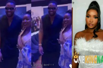 "It's giving GenZ vibes"- Ilebaye leaves BBNaija Cross blushing hard as she compliments his outfit at Atafo event (VIDEO)