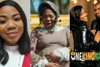 "You filled our hearts with joy"- Mercy Chinwo and husband welcomes a bouncing baby boy (VIDEO)