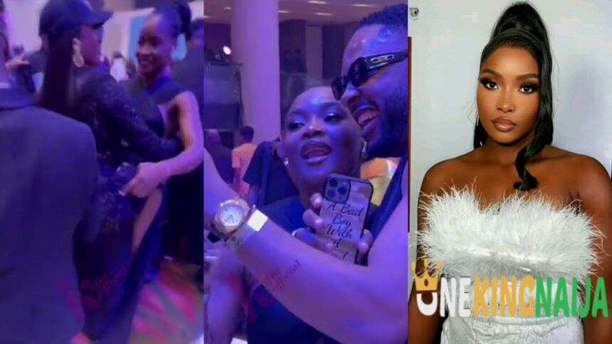 "She's so full of love"- Fans hails Ilebaye as she reunites with Kim Oprah and Cross at a recent event (VIDEO)