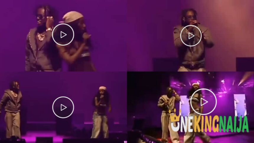 Singer Ayra Starr and Rema's mind blowing performance at his 02 Arena concert in London wows many online (VIDEO)