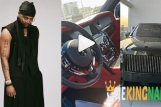 "Vado d great, This is huge"- Kizz Daniel celebrates 10 years on stage with a brand new 2023 Rolls Royce worth ₦700M, Video trends (Watch)