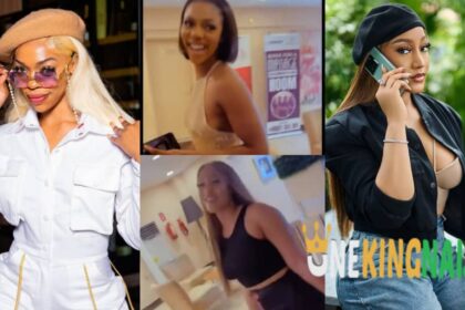 Beautiful Moments as BBTitans Khosi Twala and Yvonne Godswill touchdown in Ghana, Video trends (WATCH)