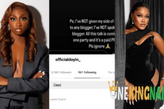 "I have not spoken to any blogger, it's all failed PR stunt from one Party, Pls Ignore "- BBNaija's Doyin says, Unfollows CeeC on Instagram
