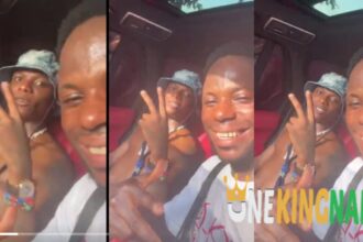 "This video no nice, Off am first"- Wizkid tells Makoko resident who tried to make video with him in his car (VIDEO)