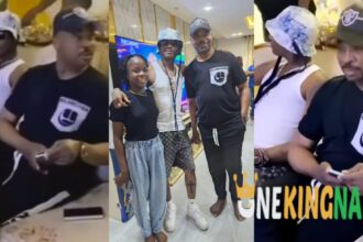 MC Oluomo excited as Wizkid pays him a visit in his house (VIDEO)