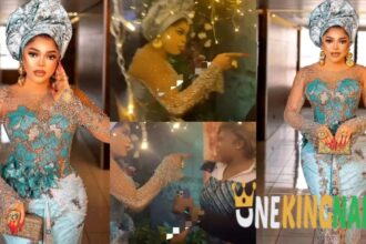"I No Get Shame"- Bobrisky Says As He F!ght D!rty At Mercy Aigbe's Movie premiere (VIDEO)