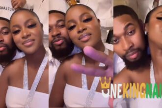 "Let the single breathe"- Reactions as Bella Okagbue and her lover, Sheggz tensions singles with loved-Up moments at a recent event (VIDEO)