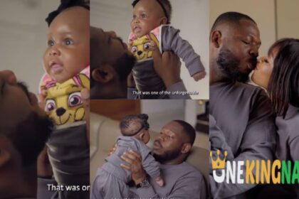 "My First Christmas As A Dad"- BBNaija's Frodd Overwhelmed With Joy As He Unveils The Face Of His Baby For The First Time (VIDEO)