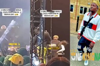 Moment 2 ladies f@inted during Portable performance at Timaya's event (VIDEO)