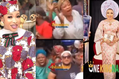 "She didn't st£al anything oh"- Market women makes u-turn days after accu$ing Actress Lizzy Anjorin of th£ft and doing fak£ transfer at Lagos Island Market (VIDEO)
