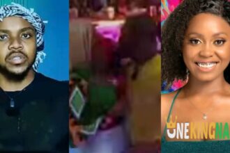 Moment BBMzansi Jareed and Mpumi shares a kī$$ on the dance floor during the Saturday night party (VIDEO)