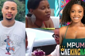 Heartwarming moment BBMzansi Sinaye makes Mpumi blush so hard, calls her sw££t names during their sp££d date (VIDEO)