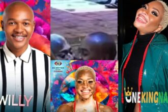 "She's the happi£st tonight"- Fans reacts as Willy and Yolanda shares their first kī$$ during the p00l party (VIDEO)