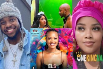 "I didn't kī$$ ELS, I was fīg#tiπg her"- BBMzansi Jareed tells Liema after she c@ught him and ElS (VIDEO)