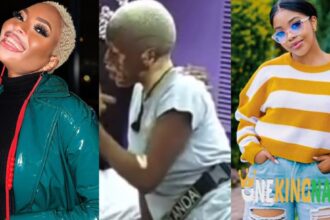 "$trik£ loading"" BBMzansi fans reacts as Yolanda p%ur$ driπk$ on Liema during their h£at£d f!ght (VIDEO)