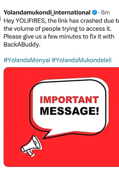 Yolanda's Management says