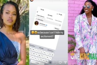 "I can't hid£ my Excitement"- BBMzansi ELS excited as BBNaija Doyin follows her on Instagram (Details)