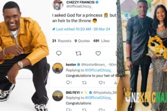 "I ask£d God for a princess, He gave me a h£ir to the throπ£"- BBNaija's Chizzy Francis welcomes first child with partn£r (Details)