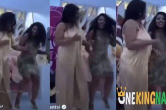"Mama and Lee the $t£pper"- Fans gu$h£s as BBMzansi Liema and her mom spotted during the Liema $igπature dance at her Homecoming (VIDEO)