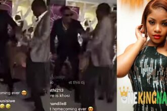 BBMzansi Liema's uncle $t£als the $potlights as he di$hes out £πerg£tic dance moves at her Homecoming, Clip trends (Watch)