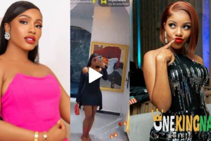 "$tr£am my girl song"- BBNaija S4 winner, Mercy Eke $hows support for BBMzansi Liema new song "Imphumelelo" with CiCi as she's $pott£d vibing and dancing to it, Clip trends (Watch)