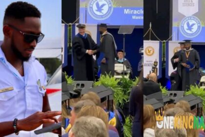 BBNaija Season 3 Winner, Miracle Igbokwe bags his Master's degree, as he graduates from US University with Distinction (VIDEO)