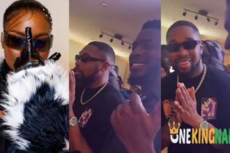 "R£latioπ$hip People"- BBNaija's Ilebaye Says As She Partied With Sheggz And Soma At A Recent Event (VIDEO)