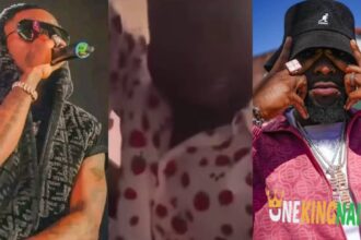 ''You need to beg me like this’’- Singer Wizkid $hades Davido, Shares clip of the singer begging for knacks from American Model in a new tweet with his fans (Video)