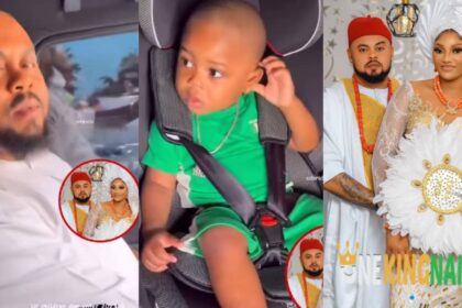 ‘’Have your children entered 2023 G-Wagon before’’- BBNaija Chomzy’s Billionaire husband Br@gs in cute video (WATCH)