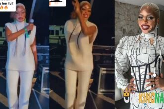 ''She's full of vibes''- BBMzansi Yolanda w0ws fans with her Amazing dances moves as she performed at Marula Festival 2024 (VIDEO)