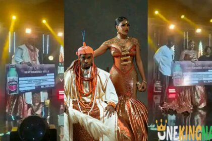 BBNaija’s Neo And Venita Akfofure Won The Best Dressed Male And Female At The AMVCA Cultural Day, Gets 1 Million Cash Prize Each (VIDEO)