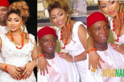 Regina Daniels and her husband, Ned Nwoko celebrates their 5th wedding anniversary with adorable video, Clip trends (WATCH)