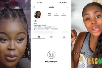 Activist SaidaBoj lo$es Instagram account of over 300k follwers, Few hours after TikTok b@nned her account following Podcast $aga (Details)