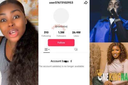 Podcast $aga: Influencer SaidaBoj got b@nned on her TikTok account of over 1.3Million followers after dr@gging Rapper, Erigga, DatWarriGirl and Others (Details)