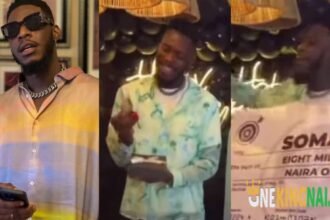 BBNaija’s Soma Fans gives him a new house and 8 Million naira cheque as he celebrates his 32nd Birthday (Video)