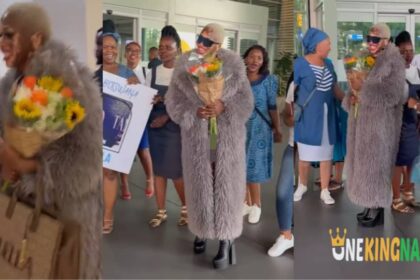 BBMzansi Yolanda welcomed by her fans with Gifts as she arrives Botswana (VIDEO)
